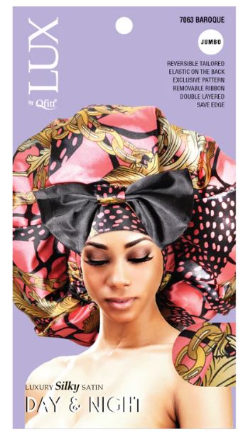 QFIT LUX Jumbo Luxury Silky Sating Day & Night - PATTERN, sareya beauty supply store in calgary